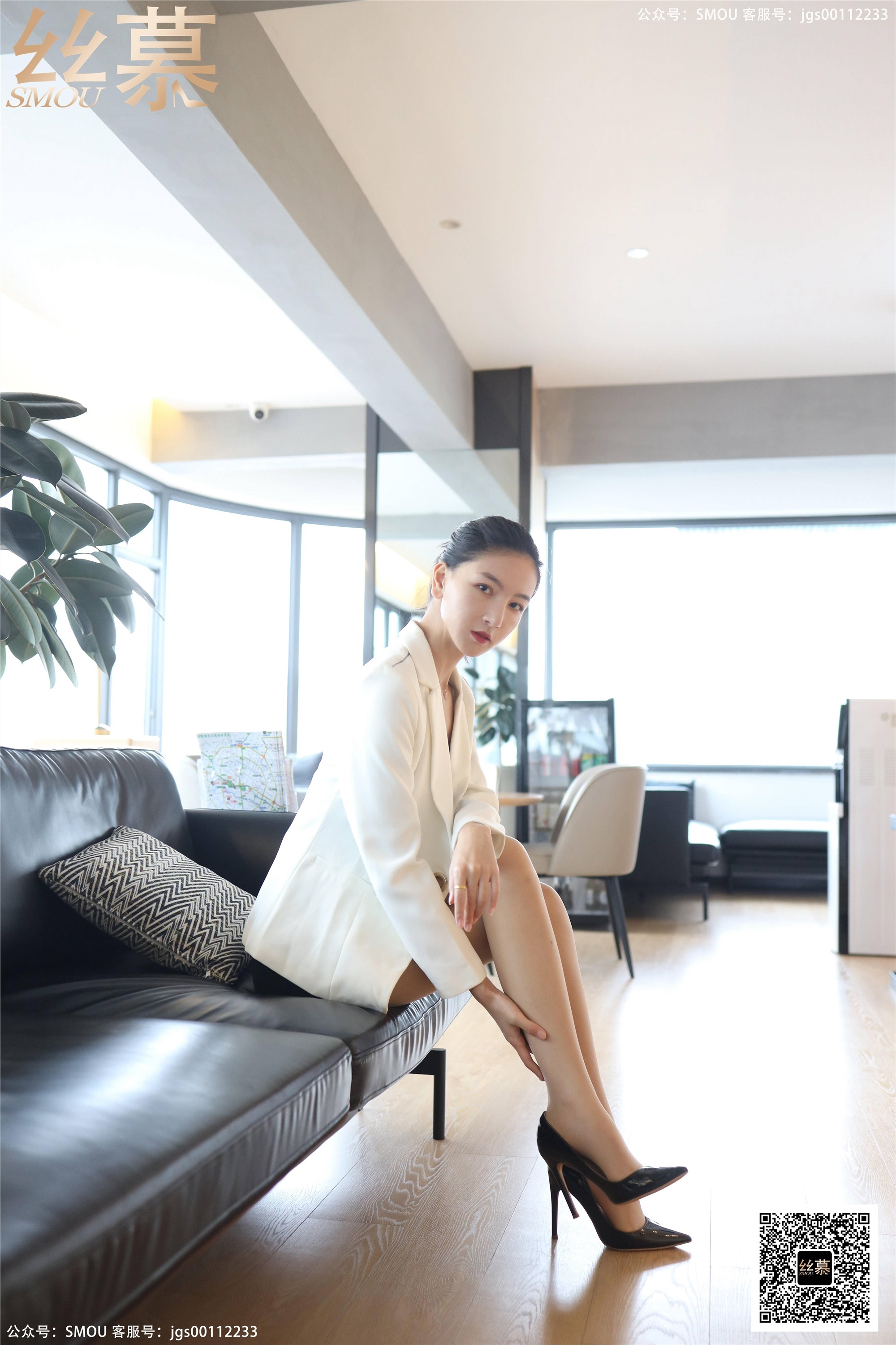 丝慕写真 SM441 天天一元 模特：茗茗《绫超薄连裤袜》